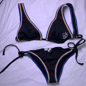 CK  Bikini Pride Complete set Color black (Top S, Bottom XS)